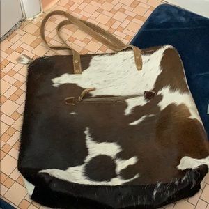 Foe cow fur bag